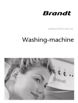 Brandt WFH1067K Owner's manual