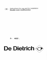 De Dietrich FW4822U1 Owner's manual
