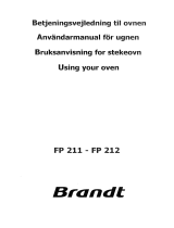 Brandt FP212XN1 Owner's manual