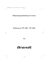 Brandt FP230XN1 Owner's manual