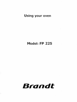 Brandt FP225WS1 Owner's manual
