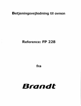 Brandt FP228MN1 Owner's manual