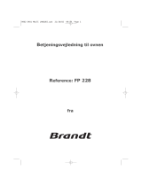 Brandt FP228XN1 Owner's manual