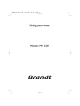 Groupe Brandt FP229WS1 Owner's manual