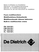 De Dietrich FK1541D1 Owner's manual