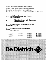 De Dietrich FW6357E1 Owner's manual