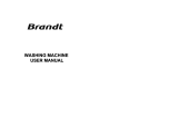 Groupe Brandt WFE0512K Owner's manual
