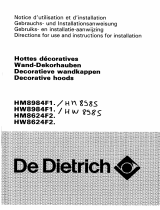 De Dietrich HE8984E1 Owner's manual