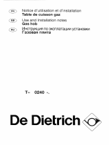 De Dietrich TW0240J1 Owner's manual