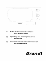 Groupe Brandt MEE51B1E Owner's manual