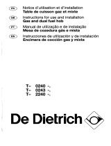 De Dietrich WM0575D1 Owner's manual