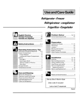 Groupe Brandt UN2587E6 Owner's manual