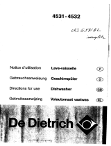 De Dietrich VW7431F1 Owner's manual