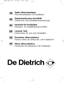 De Dietrich WM3536E2 Owner's manual