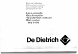 De Dietrich 1158 Owner's manual