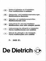 De Dietrich 9825MP2 Owner's manual