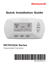 Honeywell PROGRAMMABLE THERMOSTAT User manual