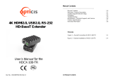 Opticis HDCX-100 User manual