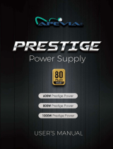 Apevia 600W Prestige Power User manual