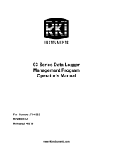 RKI Instruments 03 Series User manual