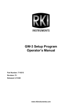 RKI Instruments GasWatch 3 User manual