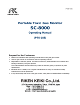 RKI Instruments SC-8000 User manual