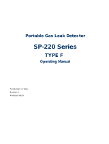 RKI Instruments SP-220 F Type Owner's manual