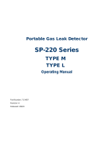 RKI Instruments SP-220 M and L Types Owner's manual