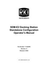 RKI Instruments SDM-E2 Calibration Station Owner's manual