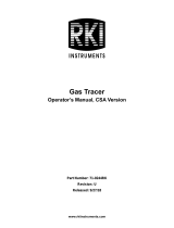 RKI Instruments Gas Tracer Owner's manual