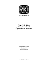 RKI Instruments GX-3R Pro User manual
