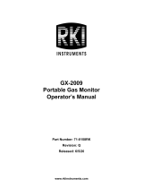 RKI Instruments GX-2009 User manual