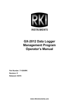 RKI Instruments GX-2012 User manual