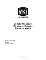 RKI Instruments GX-6000 Datalogging User manual
