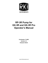 RKI Instruments RP-3R Pump Owner's manual