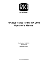 RKI Instruments RP-2009 Pump Owner's manual