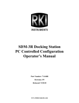 RKI Instruments SDM-3R Calibration Station User manual