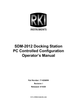 RKI Instruments SDM-2012 PC Controlled Configuration Owner's manual