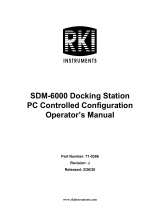 RKI Instruments SDM-6000 PC Controlled Configuration Owner's manual