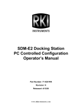 RKI Instruments SDM-E2 PC Controlled Configuration Owner's manual