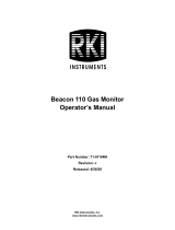 RKI Instruments Beacon 110 Owner's manual