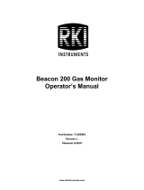 RKI Instruments Beacon 200 Owner's manual