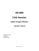 RKI Instruments OX-600 CSA Owner's manual