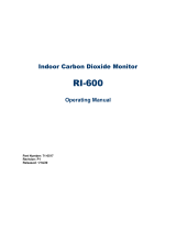 RKI Instruments RI-600 Owner's manual