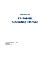 RKI Instruments TP-70DGII Owner's manual