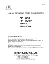 RKI Instruments FP-300/FP-301 High Sensitivity Toxic Gas Monitor Owner's manual
