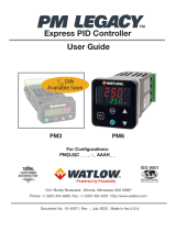Watlow PM6 LEGACY EXPRESS PID Controller Owner's manual