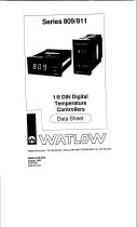 Watlow SERIES 809/811 User manual