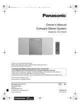 Panasonic SC-HC400 Owner's manual