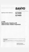Sanyo CLT-W25 User manual